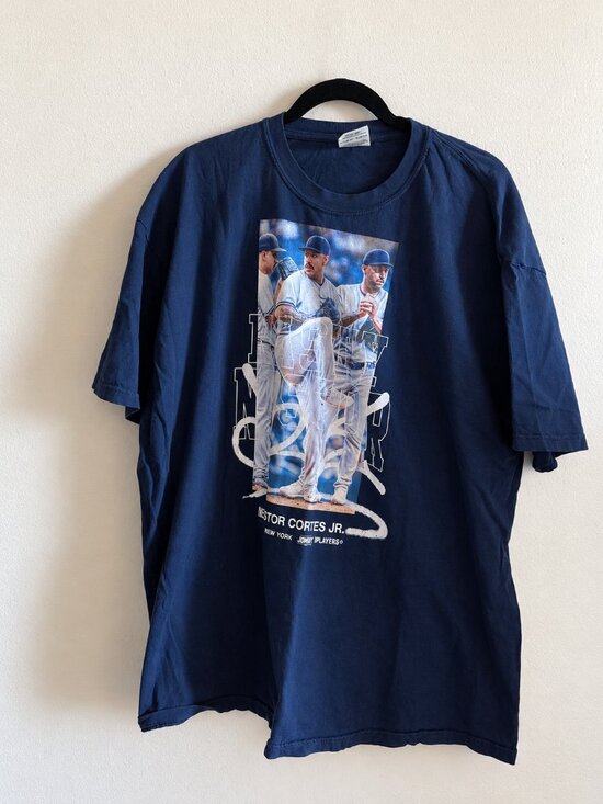 Comfort Colors Other - Jomboy Nasty Nestor Cortes Jr Yankees T-Shirt 2XL Navy Comfort Colors
